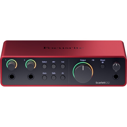 Focusrite Scarlett 2i2 Studio USB-C Audio Interface with Microphone and Headphones (4th Generation) - Image 5