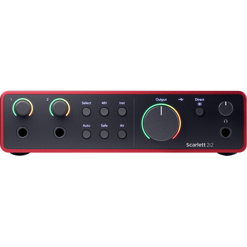 Focusrite Scarlett 2i2 Studio USB-C Audio Interface with Microphone and Headphones (4th Generation) - Image 4