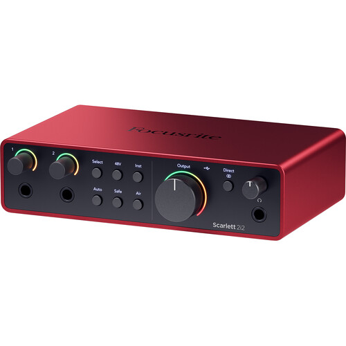 Focusrite Scarlett 2i2 Studio USB-C Audio Interface with Microphone and Headphones (4th Generation) - Image 3