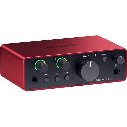 Focusrite Scarlett Solo Studio USB-C Audio Interface with Microphone and Headphones (4th Generation) - Image 3