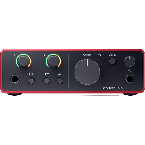 Focusrite Scarlett Solo Studio USB-C Audio Interface with Microphone and Headphones (4th Generation) - Image 2
