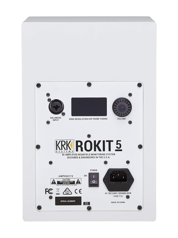 KRK RP5 Rokit 5 G4 Powered Studio Monitor White - Image 2