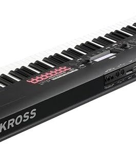 Korg Kross 2-88-MB 88-key Synthesizer Workstation – Super Matte Black