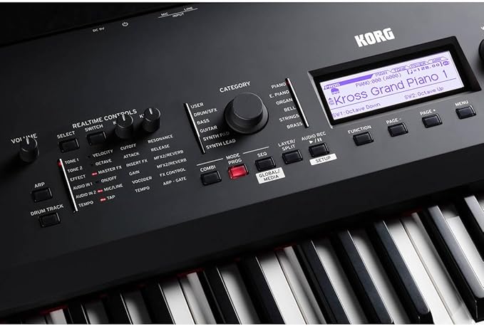 Korg Kross 2-88-MB 88-key Synthesizer Workstation - Super Matte Black - Image 9