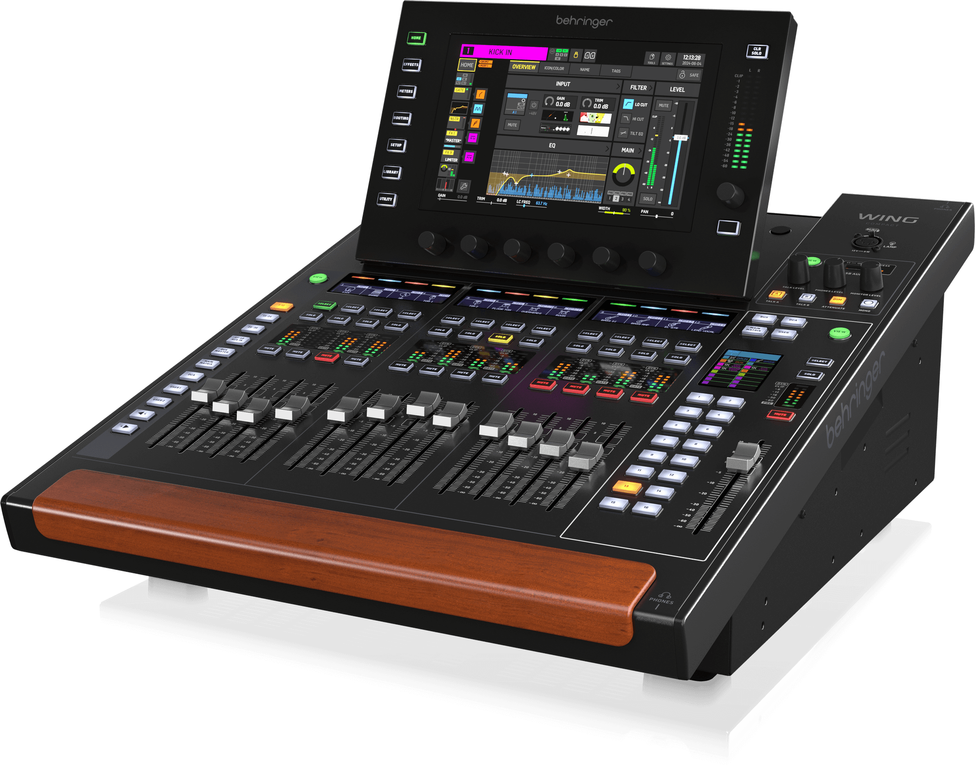 Behringer WING COMPACT 48-Channel / 28-Bus Full-Stereo Digital Mixing Console (Pro Black) - Image 4